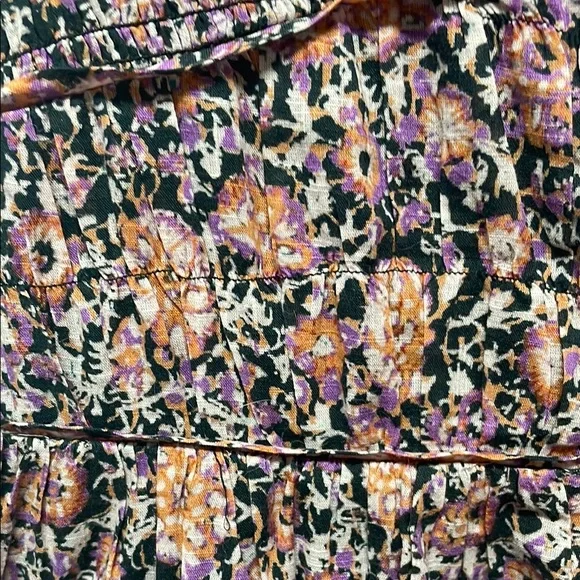 Peregrine Dress Anthropologie Floral Maxi Dress with Ruffle Sleeves - Picture 4 of 4